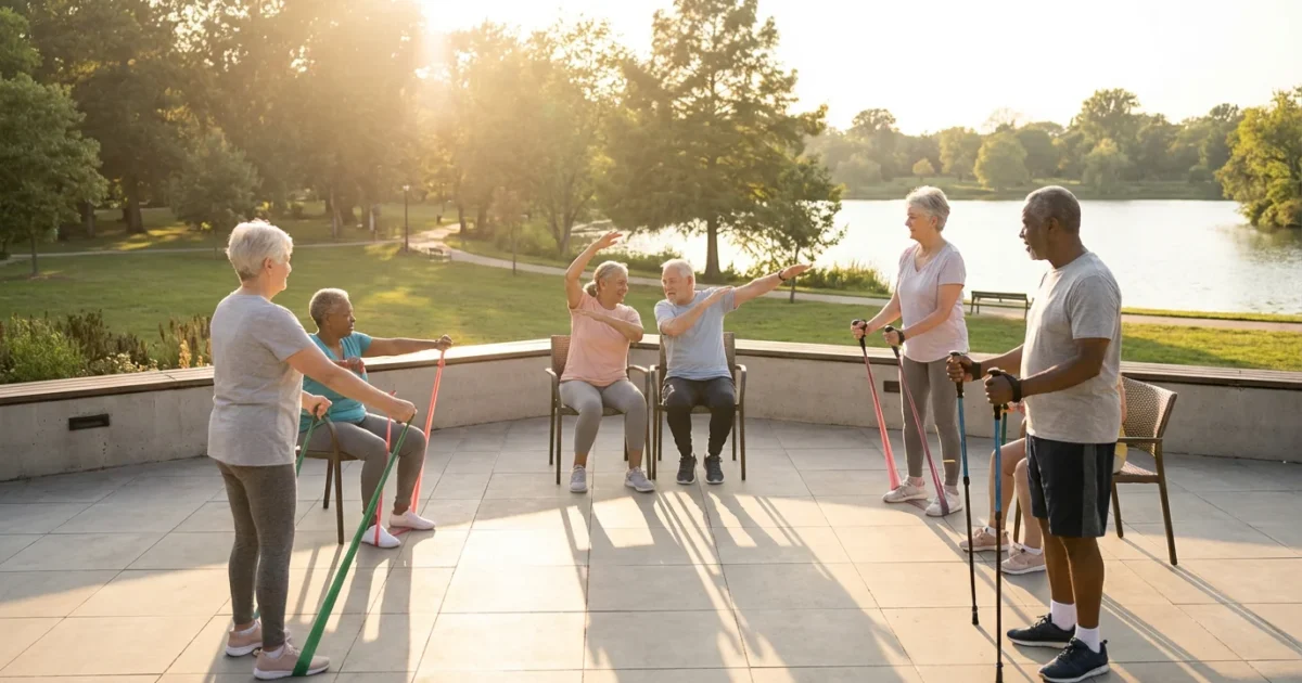 Senior Exercise: Simple and Safe Exercises for Daily Living - guide