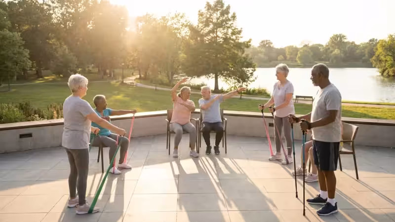 Senior Exercise: Simple and Safe Exercises for Daily Living - guide